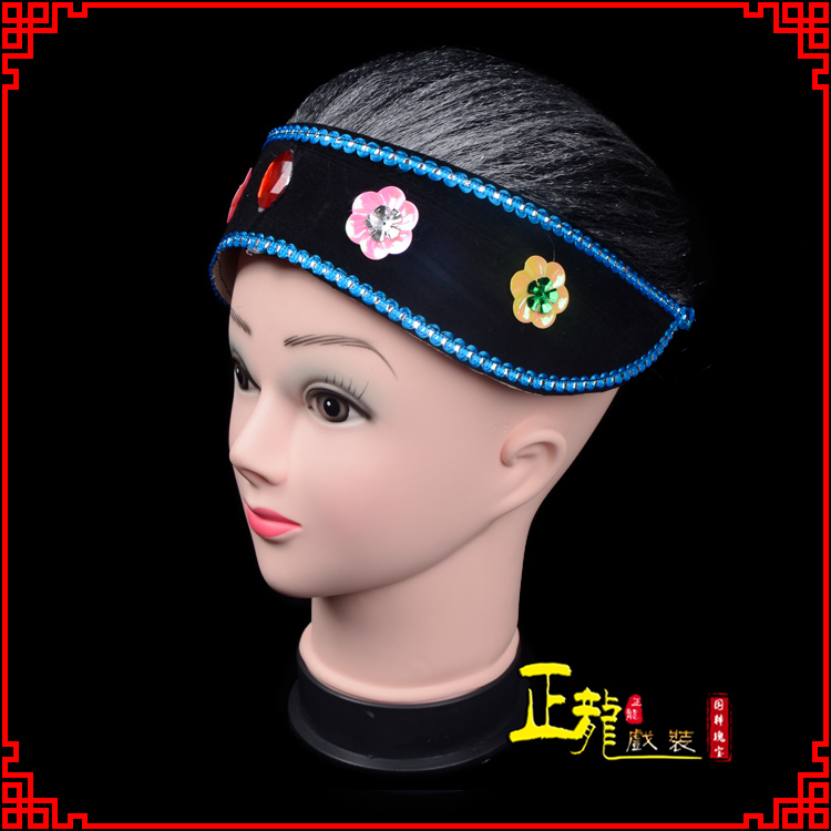 威远老旦媒婆穷老太婆假发套 老旦头套