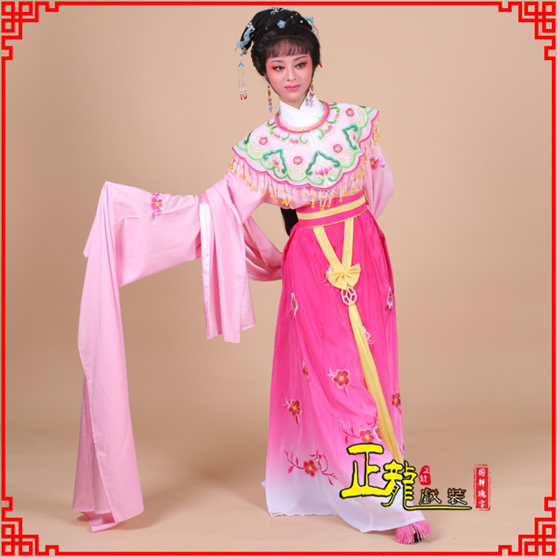 威远水袖青衣练功花旦服 梅花古装衣