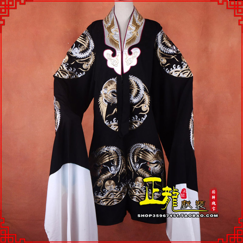 威远二进宫服装国太女披 全金团凤凤披